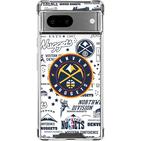 NBA Denver Nuggets Historic Blast Google Pixel 7a Clear Case